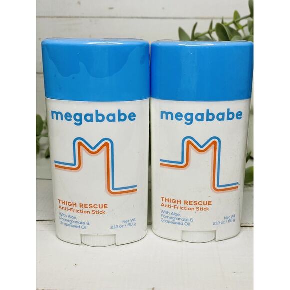 2 MEGABABE Thigh Rescue Anti-Friction Stick 2.12 oz New Sealed - Picture 1 of 6